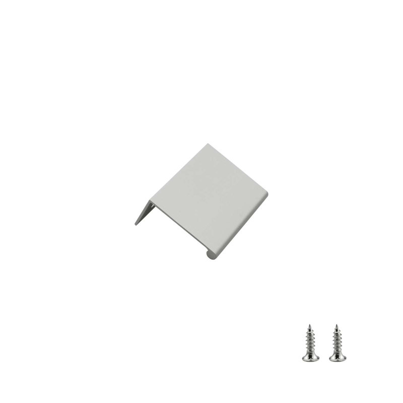 Poignée de doigt 1 1/4 po Spectrum, Argent satiné
