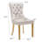 Jaqua Velvet Dining Chair Tufted Dining Room Side Chair with Solid Gold Plated Leg (Set of 2)-167876144