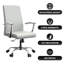 Fauteuil de bureau en cuir Kenil-1167688508