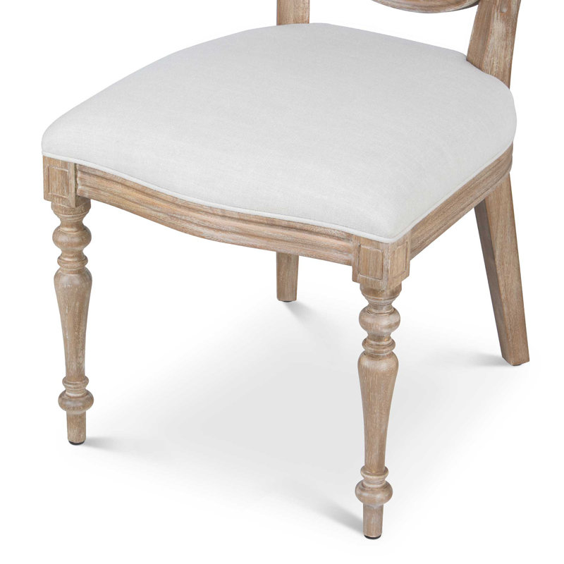 Upholstered Dining Chair, Driftwood