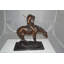 Statue «End of the Trail» par James Fraser en bronze - Taille: L 9 po x l 21 po x H 21 po.