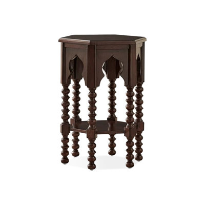 Retro Solid Wood End Table