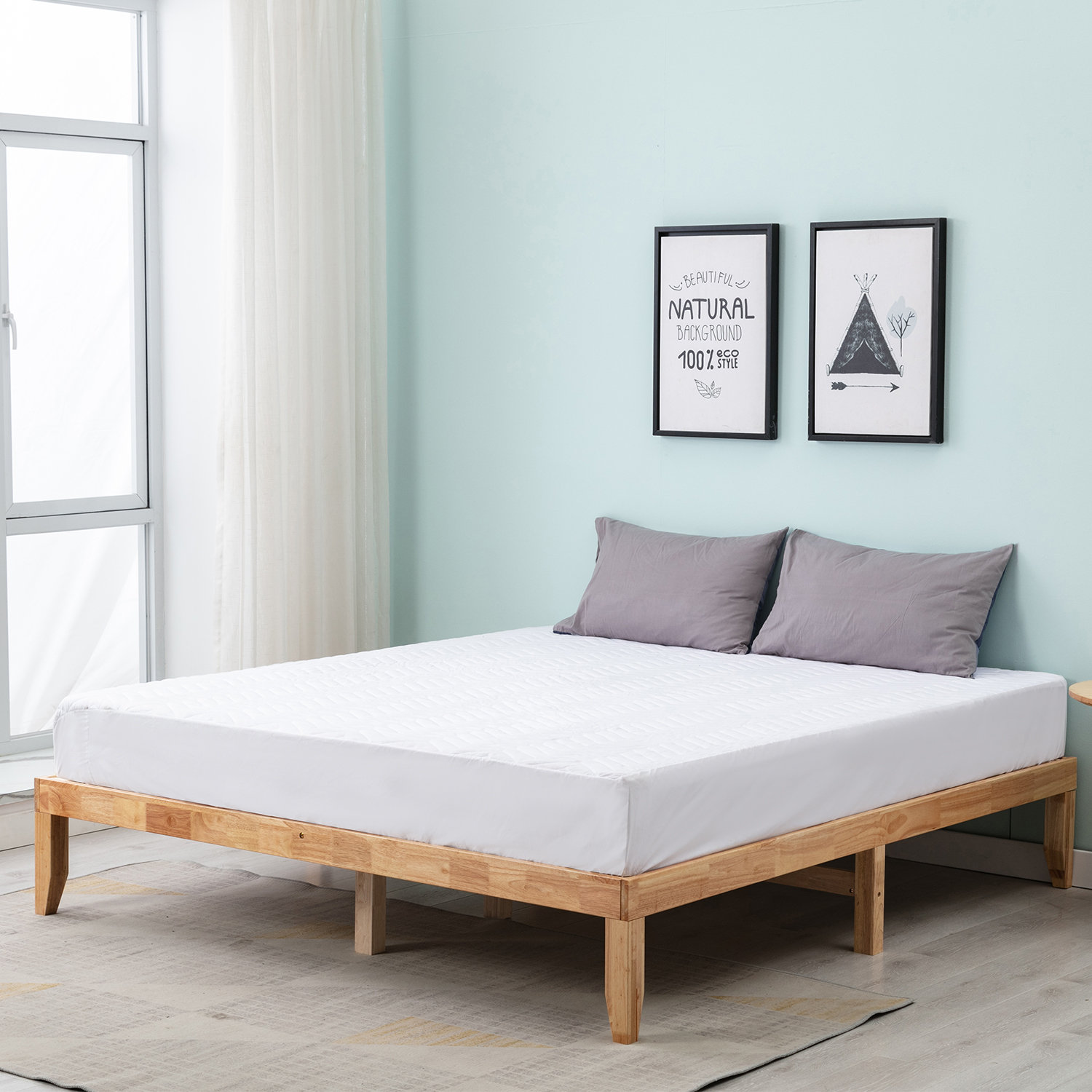 Loon Peak® Geneseo Solid Wood Platform Bed & Reviews | Wayfair