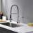 AWZTOO Pull Down Kitchen Faucet-86621163