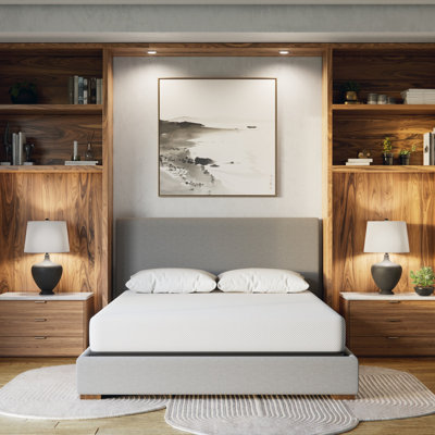 Blanc Gel Memory Foam, Medium Feel, Mattress by Alwyn Home