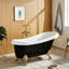 Baignoire de trempage sur pied en acrylique pour salle de bain Modern-137989584