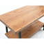 Table basse de 39 pouces en bois massif Furnish Home Store London, idéale pour le salon avec support