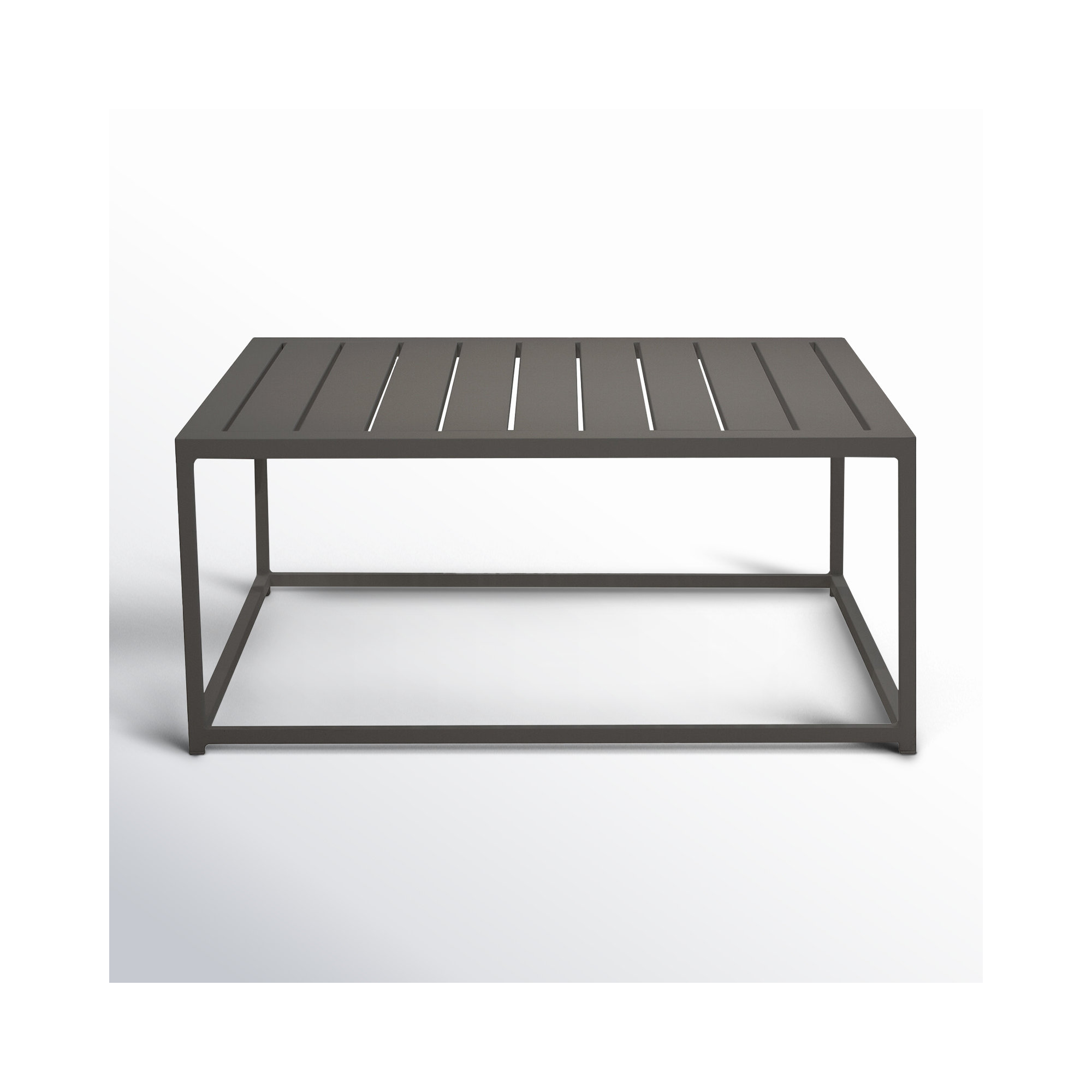 Marselia 36'' Outdoor Side Table, Gray