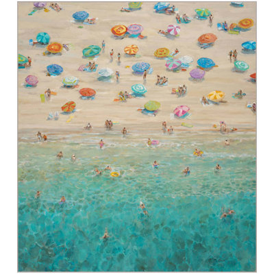 Beach Party Print by Lawrence Behunek