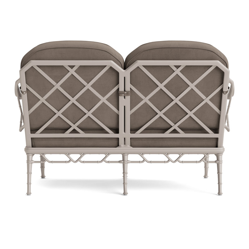 Calcutta Outdoor 2 - Seat Loveseat, Fusion Dove, Dove