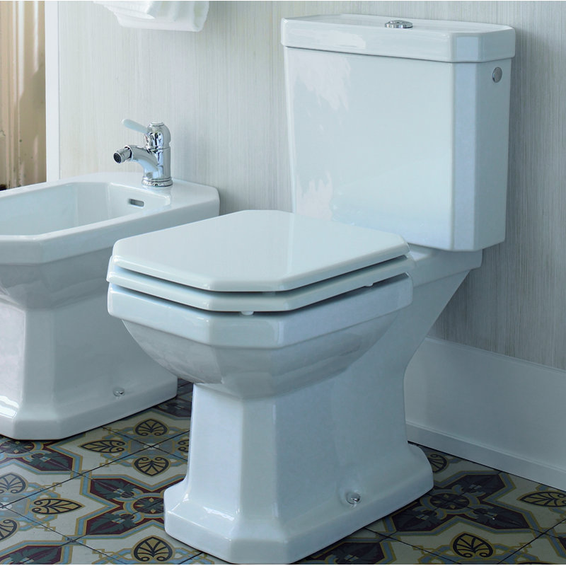 Toilette allongée deux pièces 1,28 gpf (économe en eau)