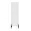 Bibliothèque 32 po en verre trempé blanc (4 tablettes)-2089861952