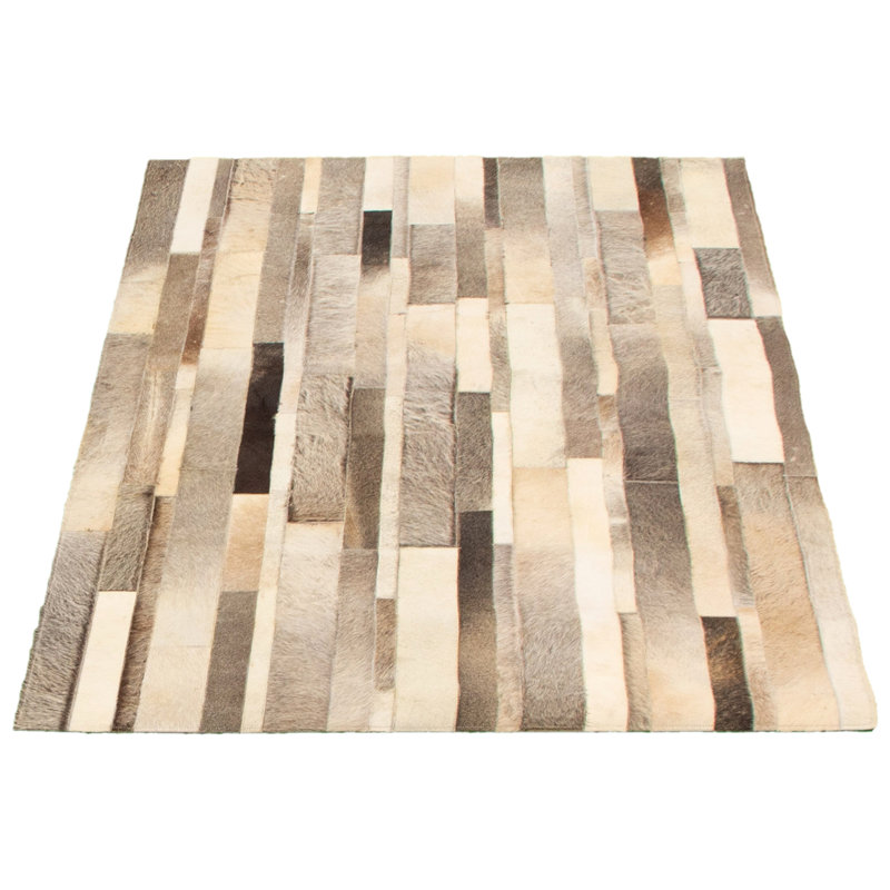 Mehar Cowhide Striped Indoor Rug
