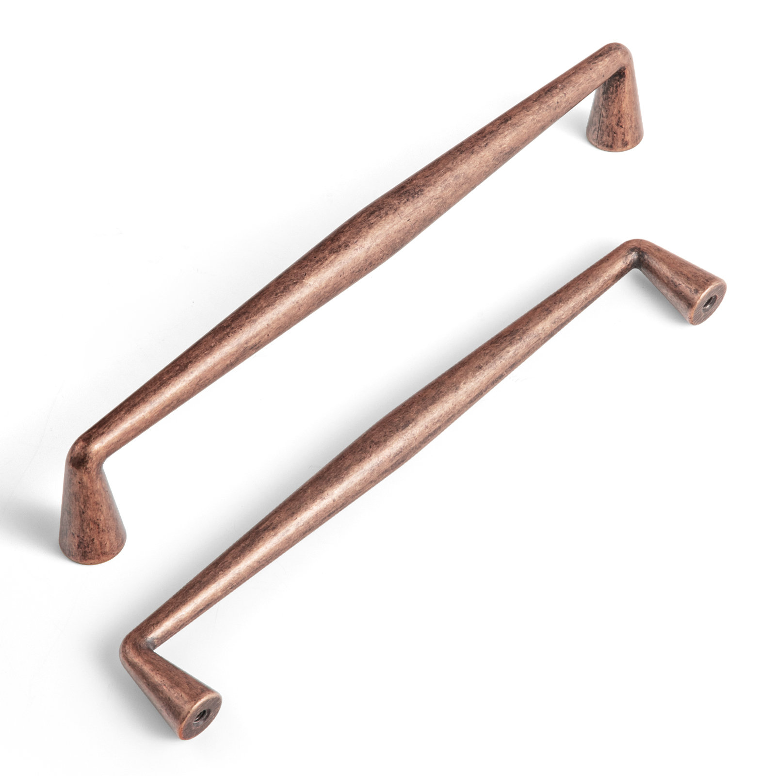 Center Bar Cabinet Pull Multipack, Antique Copper, 10"