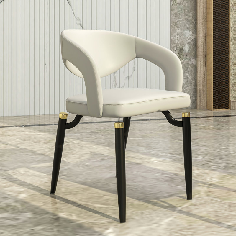 Chaise de salle à manger Dixfield Modern, Cream, 1