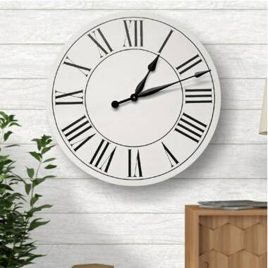 Buy Babawill Gym Lover Round MDF Wooden Wall Clock Without Glass (28 cm x  28 cm x 1.5 cm) 11 Inch Online at Low Prices in India 