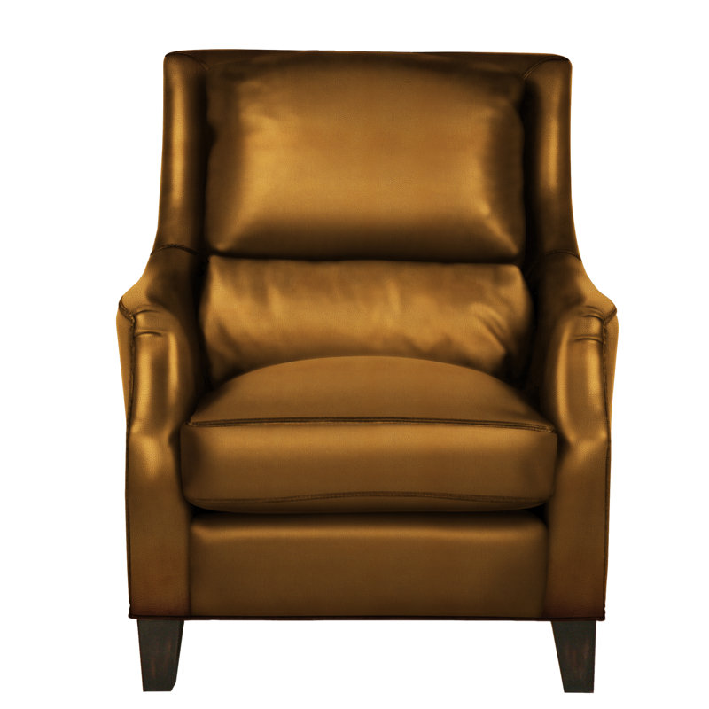 Savoy Leather Armchair, Ash Honey, Cognac (Maestro Artisano)