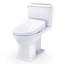 TOTO® WASHLET®+  Connelly® Two-Piece Elongated Dual Flush 1.28 and 0.9 GPF Toilet and WASHLET S5 Bidet Seat, Cotton White - MW4943446CEMFG#01