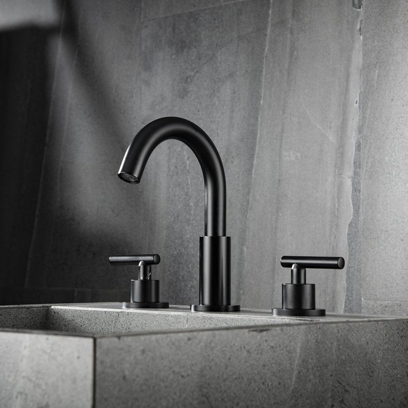 Robinet de salle de bain à large entraxe