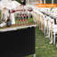 Black Rectangular Aluminum Patio Folding Bar Table-869338850-869338879