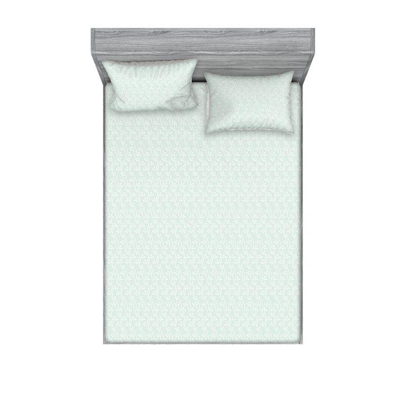 Drap-housse Ambesonne, Ensemble de draps très grand californien avec 2 t