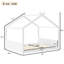 Structure de lit grand durable en bois massif, conception Montessori pour chambre d'enfant