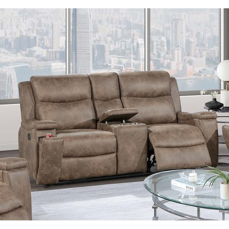 Vieira Motion Loveseat, Auburn
