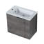 Meuble-lavabo simple 22,09 po avec plateau en céramique-94416390
