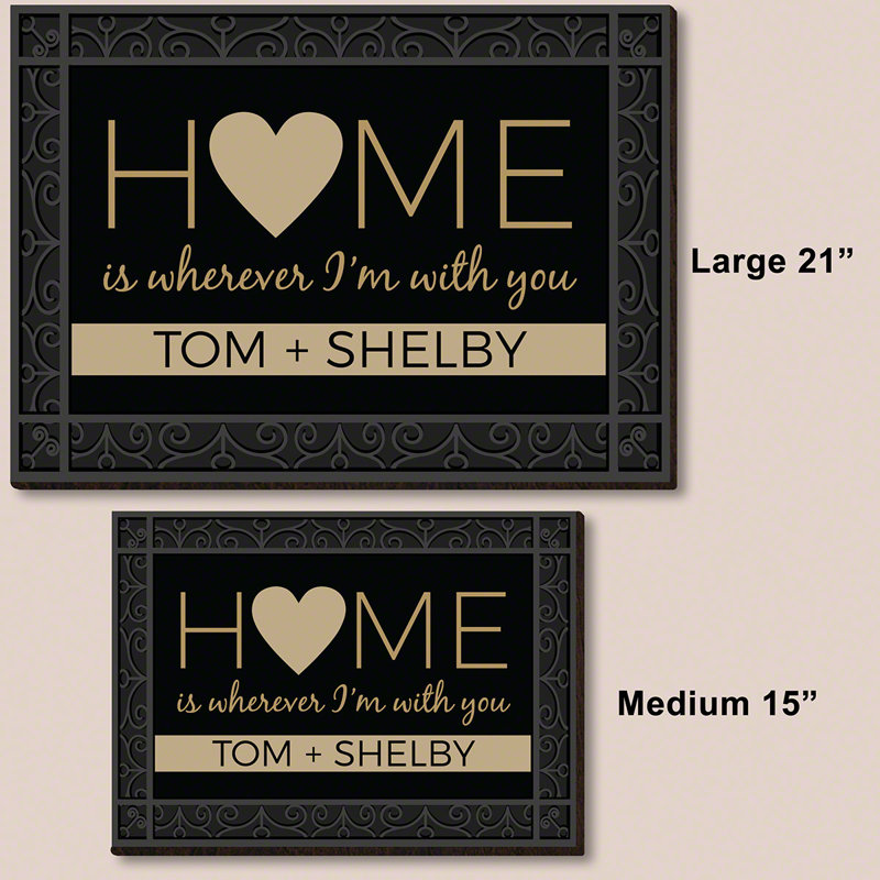 Décoration murale personnalisable où que vous soyez chez vous, H 21 po x l 16 po x p 0,5 po