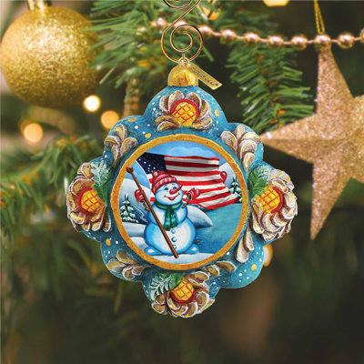 Treasured Memories 3'' Handmade Holiday Shaped Ornament