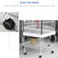 77" Flight Cage Aviary, Spacious With Convenient Storage, Steel Bird , Storage Options For Birds,