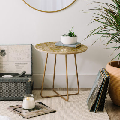 Sharon Turner Solid Wood Top End Table