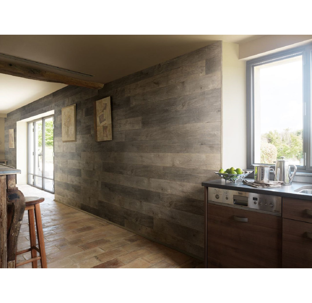 6" x 48" Peel and Stick Plastic Wall Paneling Grosfillex Expert