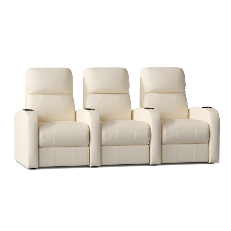 Canapé home theater (rangée de 3), Polaire luxueux, Manuel