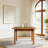 Square Dining Table with Solid Wood Legs for Kitchen-1501538086