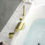 Robinet de baignoire romaine monocommande à fixation sur le comptoir avec douche à main-81844678