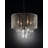 Danis 4 - Light Glass Drum Chandelier