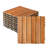 27Pcs Tan Solid Pine Wood Interlocking Patio Deck Tiles