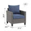 Chaise de patio avec coussins Tarnell-100782258