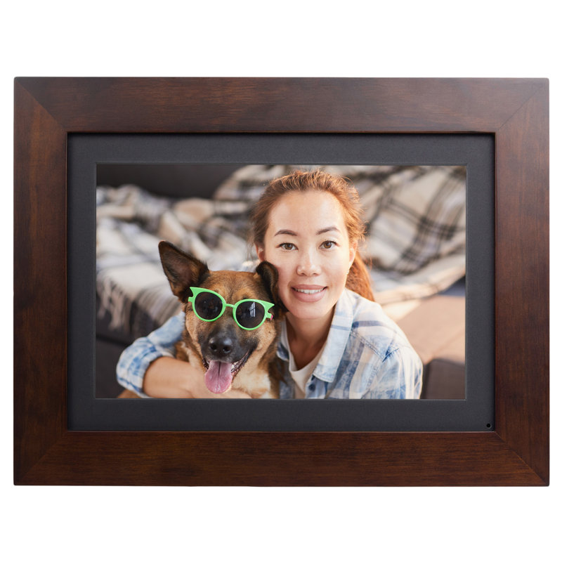 Smart Digital Picture Frame , 10", Espresso