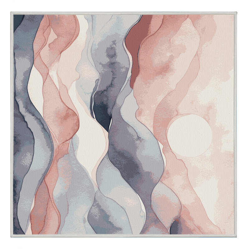 Coral Sky Rug, Square 7'
