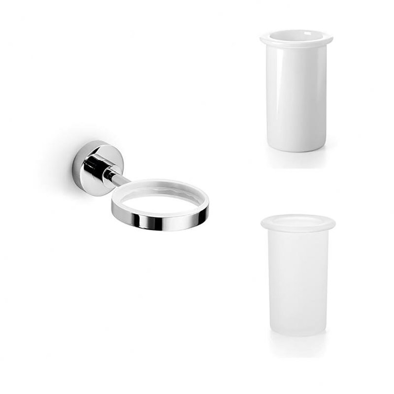 Baketo Bathroom Accessory, Frosted Glass
