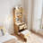 3 in 1 Vanity Desk with LED Light, Tall Makeup Vanity Set with 2 AC Outlets & USB-c, Dressing Table with Drawers & Acrylic Doors, Nightstand Vanity Mirror-699890000