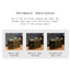 Bureau de réception rectangulaire en bois manufacturé Retro