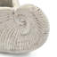 Pot à fleurs 11,5X6,7X7,7 "sable et ciment Nautilus avec finition texturée beige-1772422500