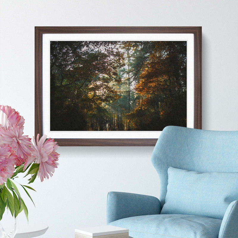 A Magical Forest - Framed Print, Walnut Framed, 33cm H x 45cm W x 2cm D