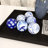 Ceramic Handmade Glossy Decorative Ball Floral Orbs & Vase Filler with Varying Patterns