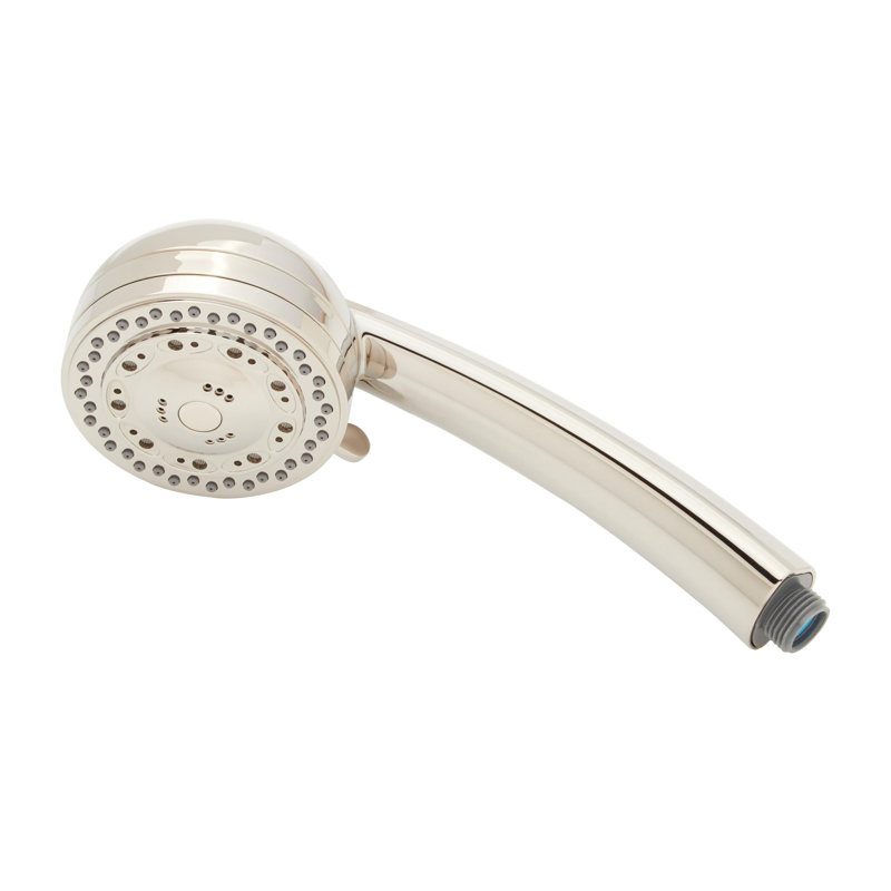Pomme de douche à main traditionnelle 1,8 gal / min avec aération, Nickel poli