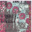 Tapis rose à motif abstrait Hertzler-334092367