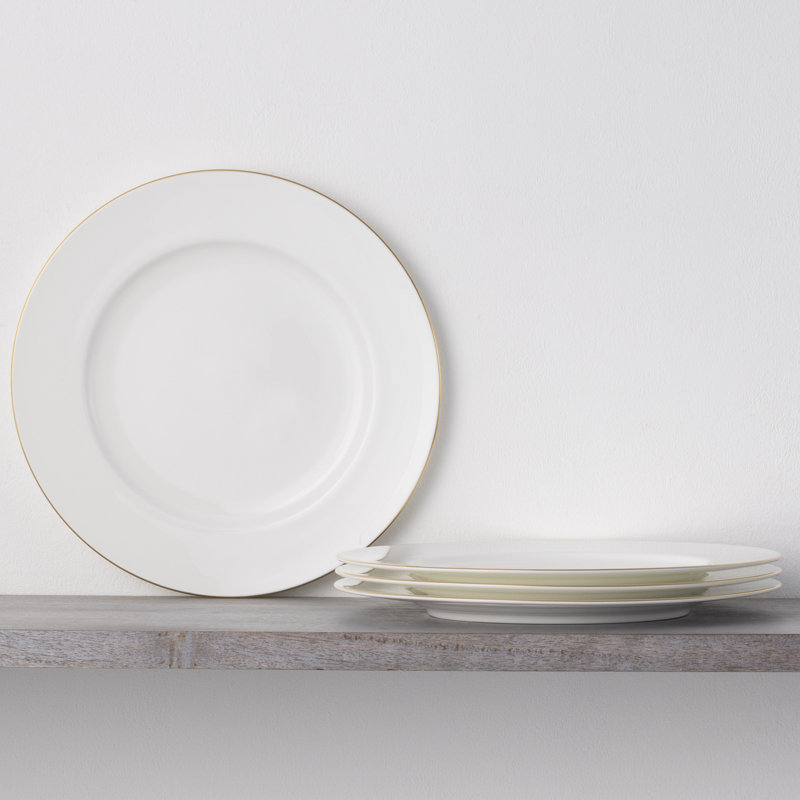 Noritake Accompanist Set Of 4 Dinner Plates, 11"
